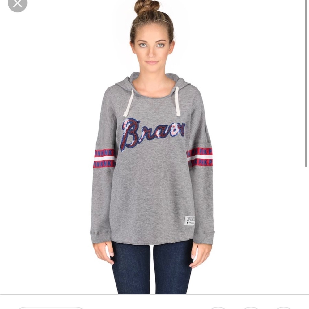 VS Pink Braves hoodie